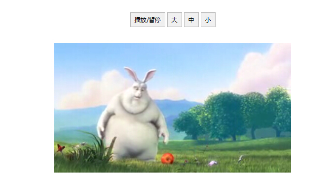 html5實現視頻放大縮小